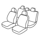 VOLKSWAGEN GOLF 7 (De 11/2012 à 02/2020) sur mesure 2 Housses pour sièges avant + Housses pour banquette arrière
